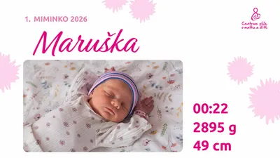 První miminko roku 2026